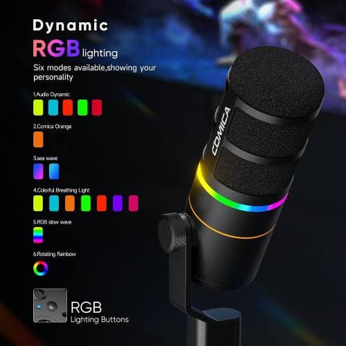 میکروفون بیسیم داینامیک کامیکا Comica EJOY D10 PRO D Combo — تصویر ۸