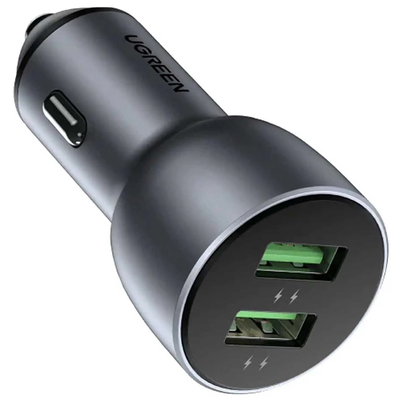 شارژر فندکی فست شارژ ماشین 36 وات یوگرین ugreen CD213 10144 کدk24119 — تصویر ۵