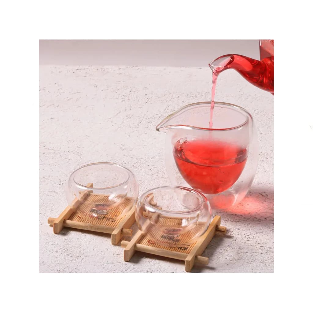 تی سرور دو جداره چای مدل CC-005 چین چای — تصویر ۲