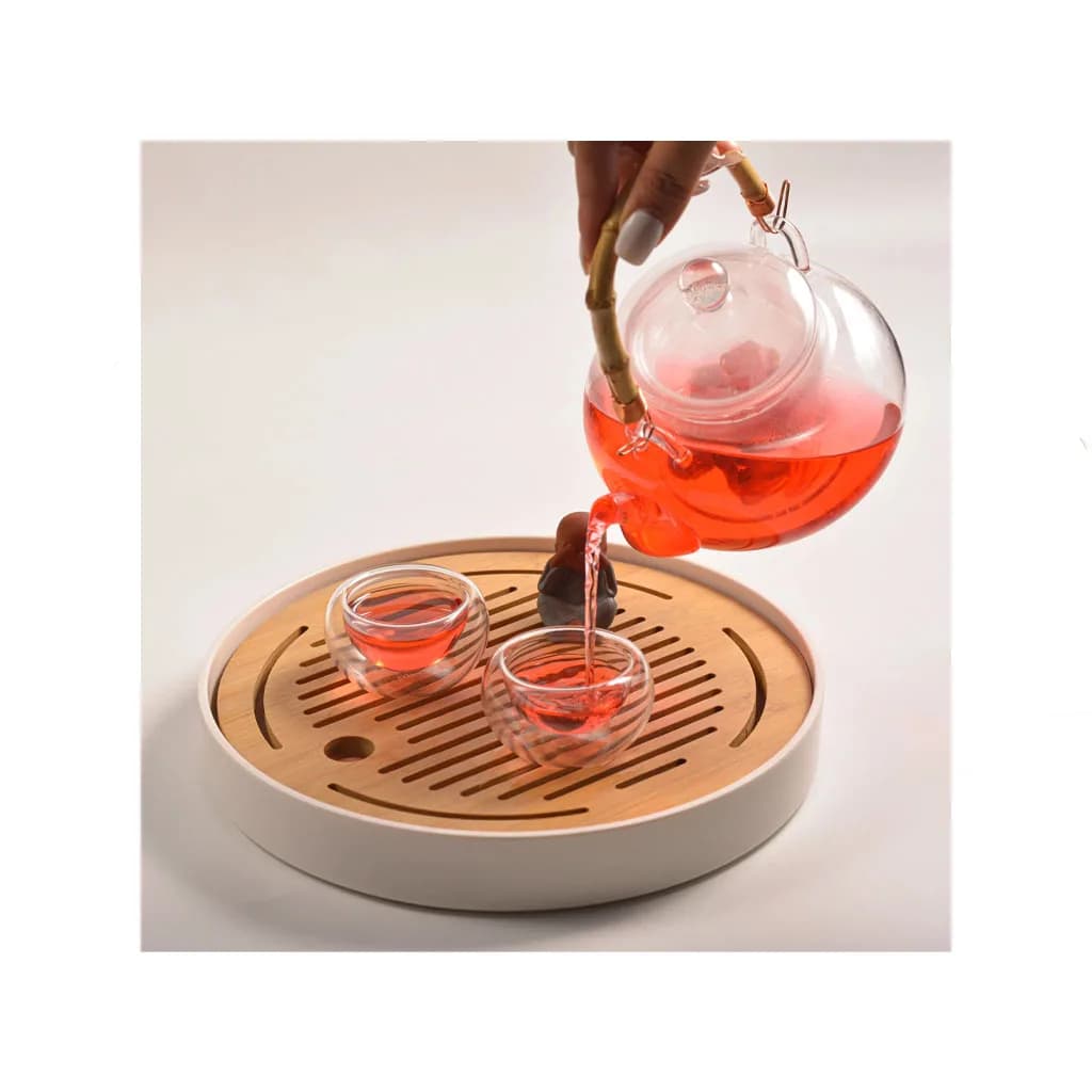 تی پات کریستالی 600 میل مدل CC-003 چین چای — تصویر ۲