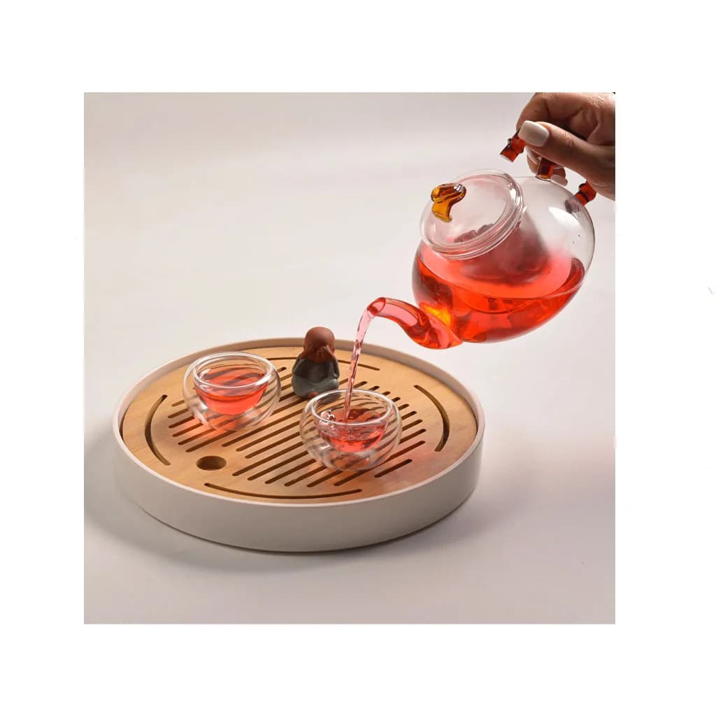 تی پات کریستالی 600 میل مدل CC-002 چین چای — تصویر ۲