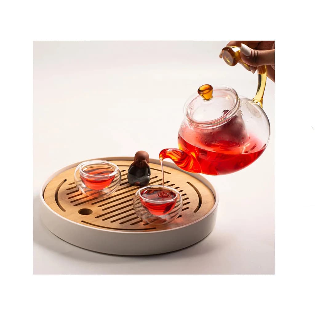 تی پات کریستالی 600 میل مدل CC-001 چین چای — تصویر ۲