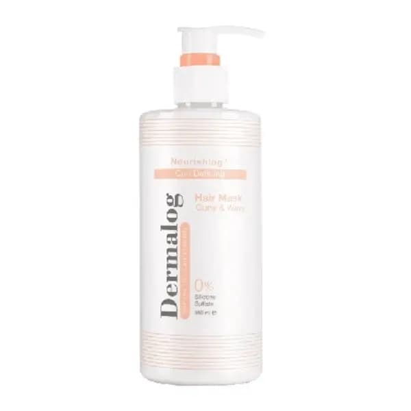ماسک مو مدل Curly حجم 350 میلی لیتر درمالوگ