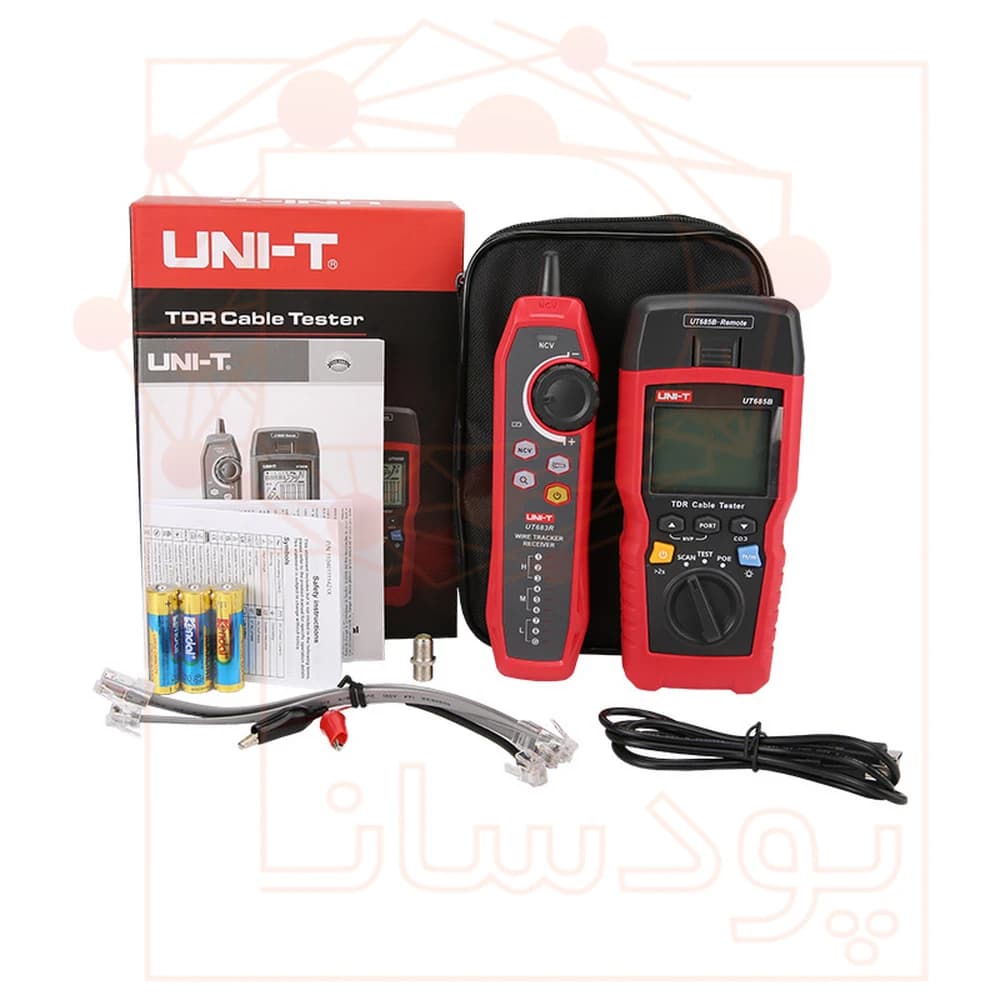 تستر کابل و عیب‌ یاب شبکه TDR یونی تی مدل UNI-T UT685B KIT — تصویر ۲
