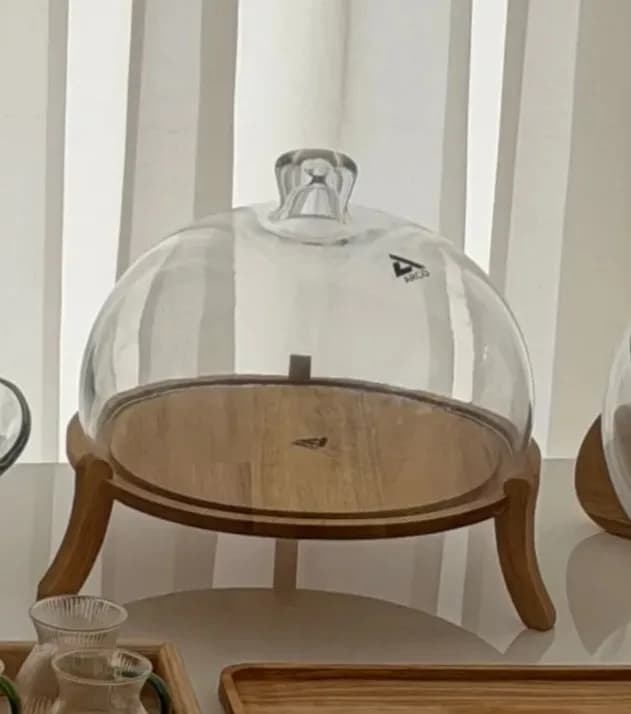 کاپ کیک پایه دار چوبی