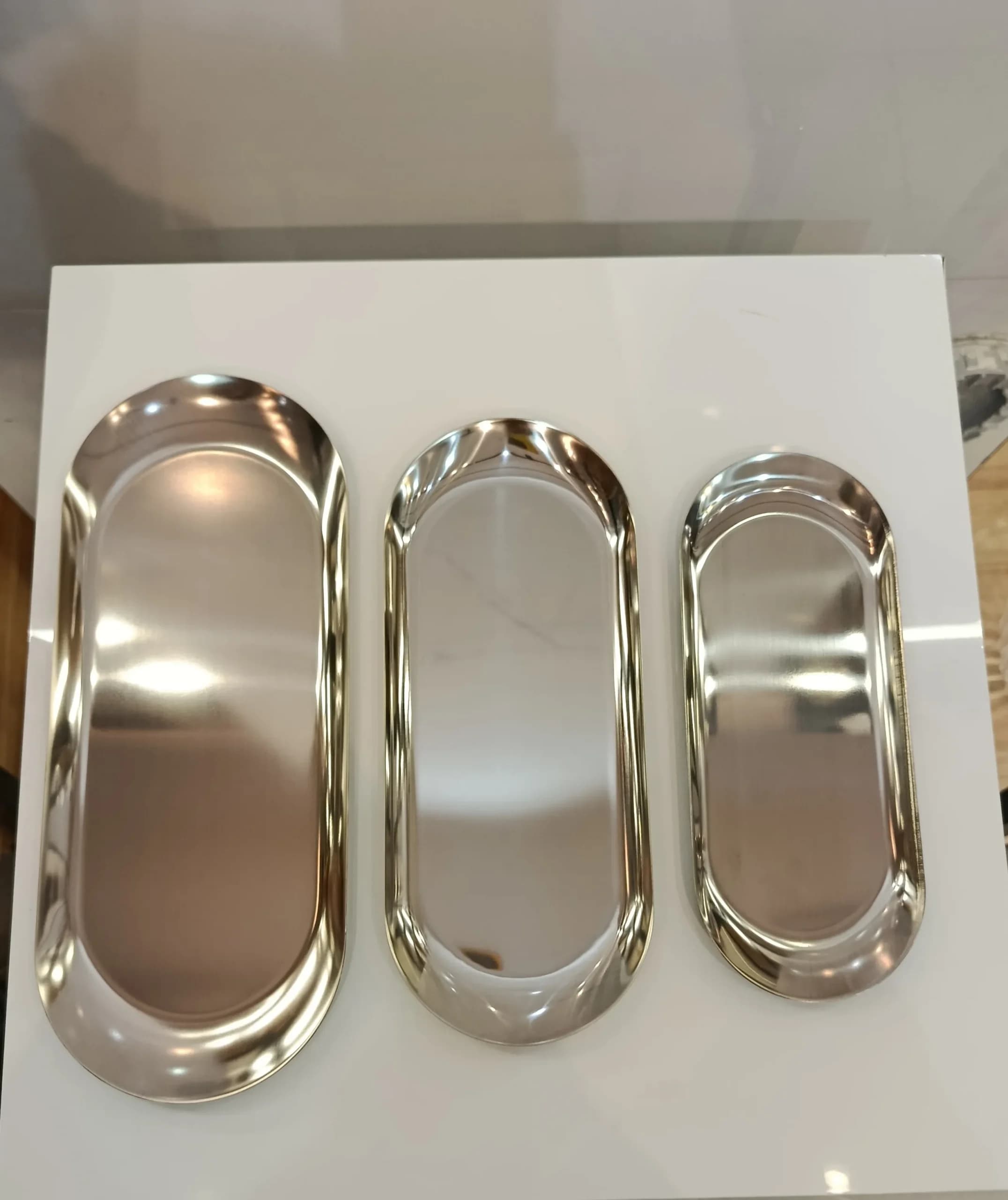 رولت خوری استیل نقره ای