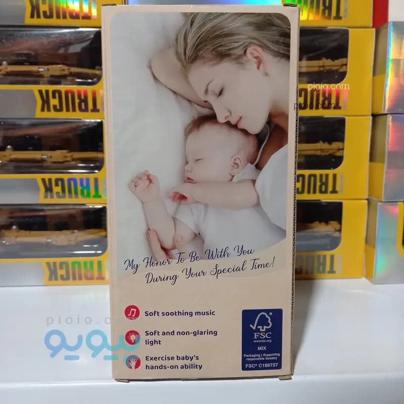 اسباب بازی ریموت و کلید ماشین موزیکال نوزادی mila baby مدل Puzzle Car Key — تصویر ۲