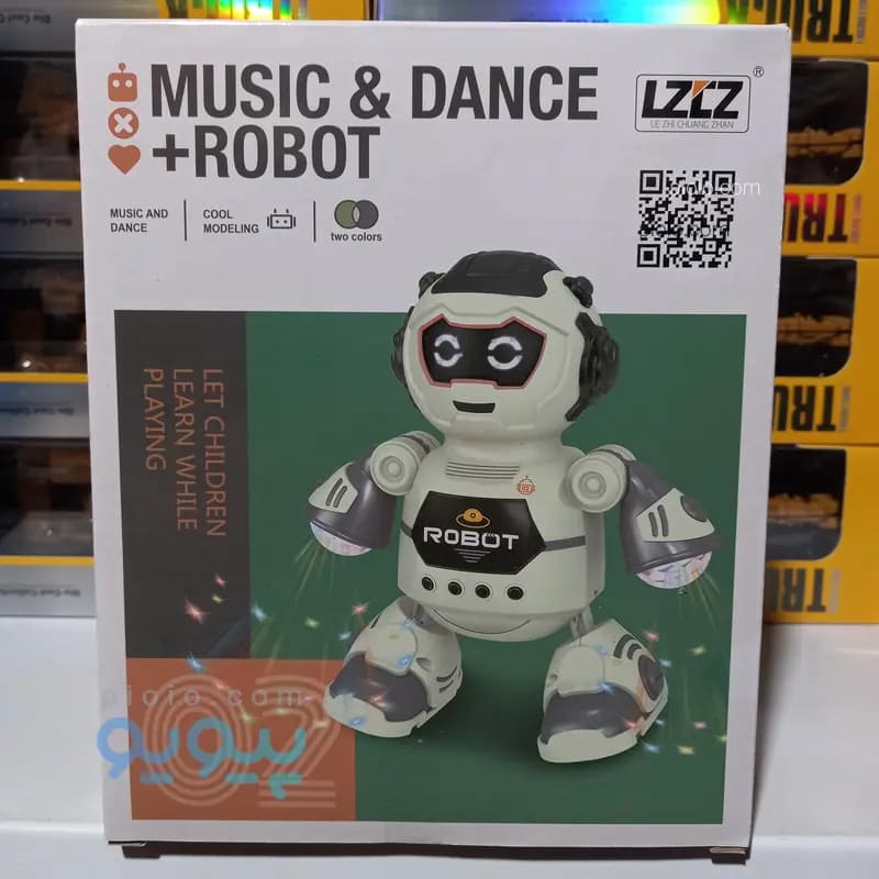 ربات اسباب بازی موزیکال و رقاص برند LZCZ مدل MUSIC & DANCE ROBOT — تصویر ۲