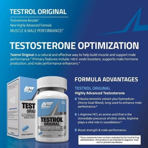 تست بوستر تسترول اورجینال گت اسپورت Gat Sport Testrol Original — تصویر ۵