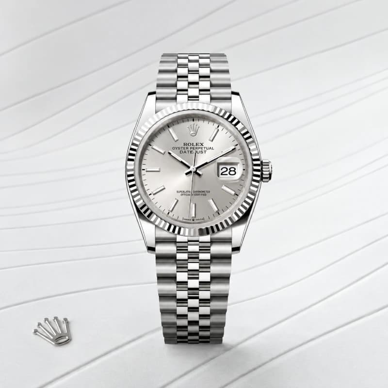 رولکس Datejust 36 نقرهای | رفرنس M126234-0013 — تصویر ۲