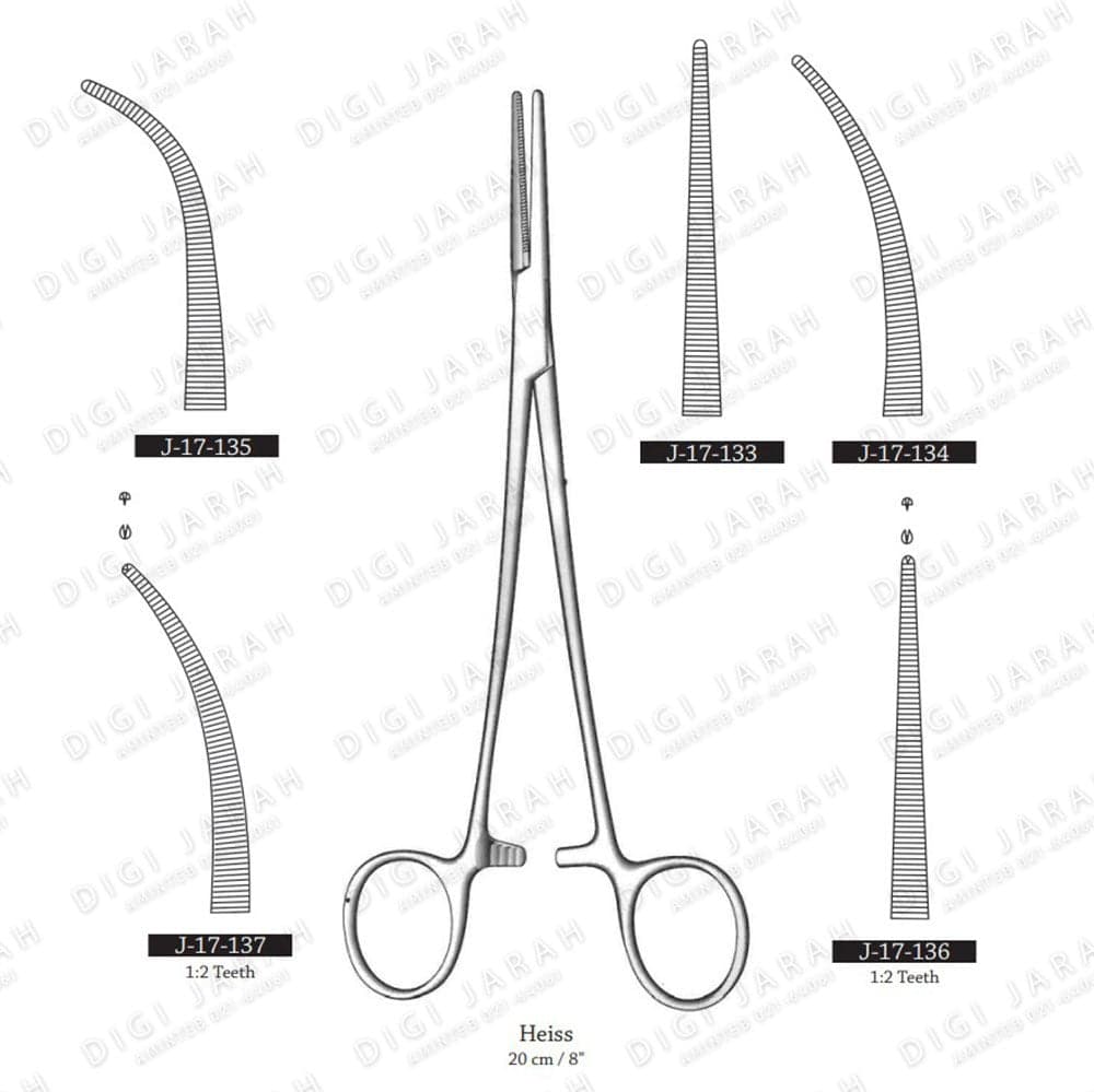 بنگولار راست هیس J-17-133 surgicon 20CM