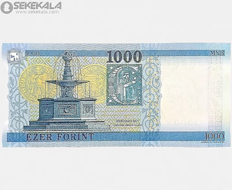 اسکناس 1000 فورینت مجارستان 2021 (جمهوری) — تصویر ۲