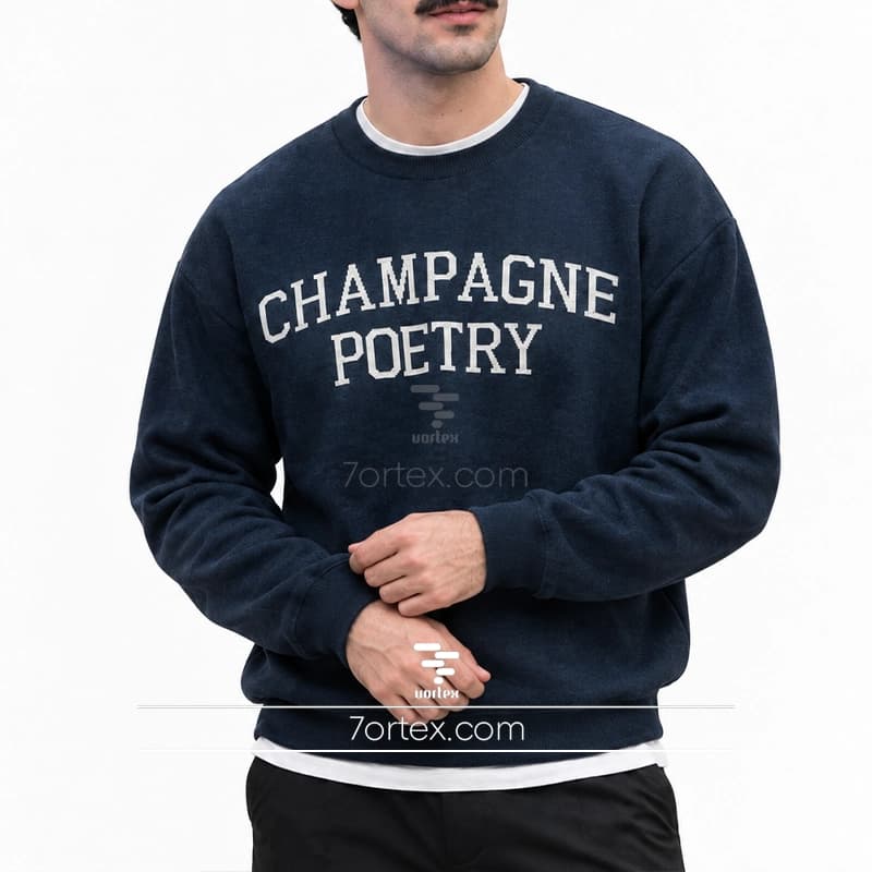 تست بافت کایند یقه گرد لانگ اسلیو مدل long sleeves — تصویر ۲
