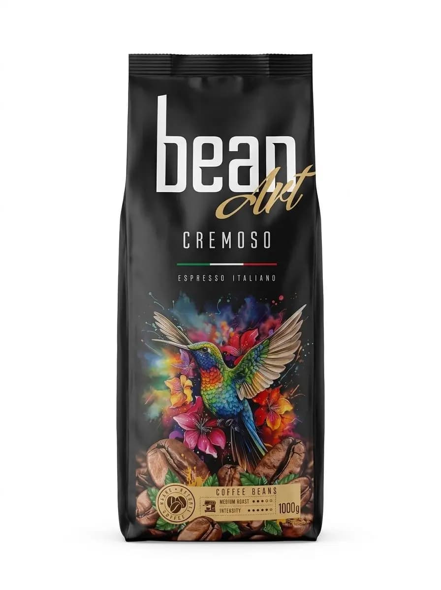 دانه قهوه ۱۰۰۰ گرمی بین آرت کریموسو(Bean Art Cremoso)