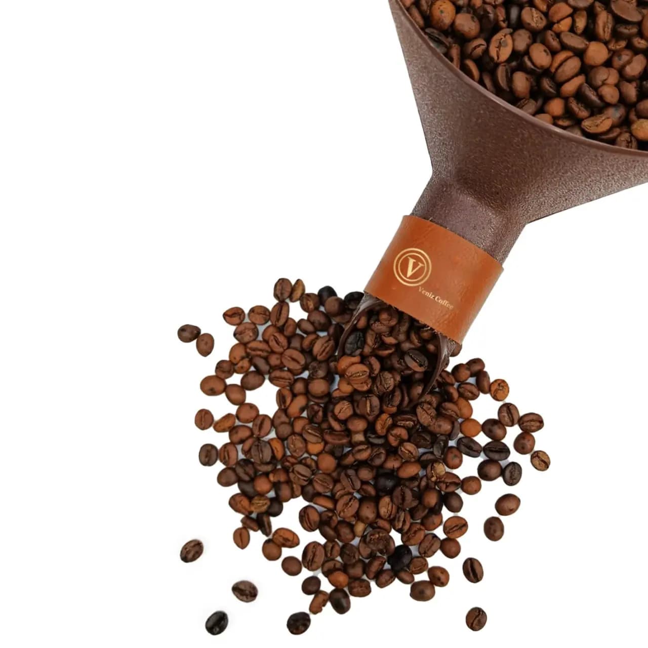 دانه قهوه طعم دار کارامل ۱۰۰۰ گرمی ونیز