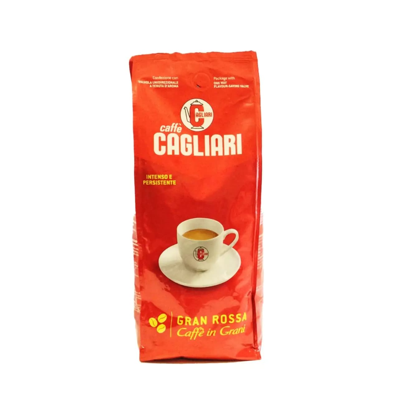 دانه قهوه ۱۰۰۰ گرمی کالیاری مدل گران روسا(Caffe Cagliari Gran Rossa)