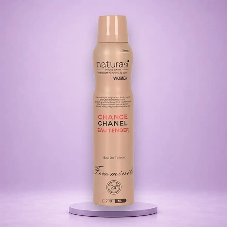 اسپری خوشبو کننده بدن زنانه Chance Chanel ناتوراسی 200 میل