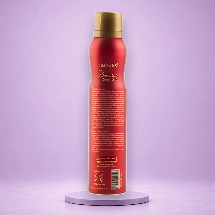 اسپری خوشبو کننده بدن Baccarat Rouge 540 ناتوراسی 200 میل — تصویر ۲