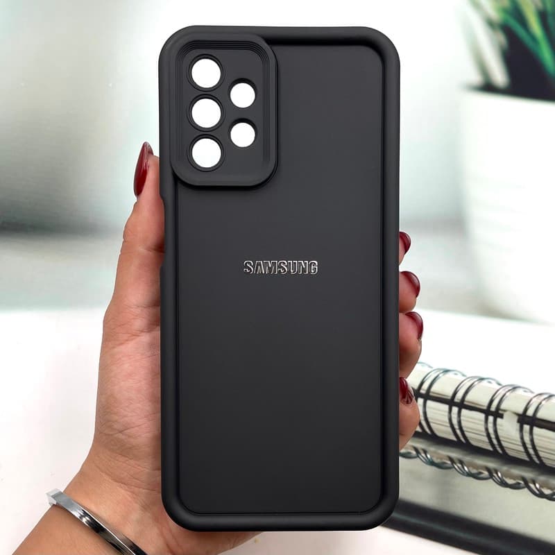 قاب گوشی Galaxy A13 4G / Galaxy A04S سامسونگ Armor Case ضد ضربه سیلیکونی تانک سولید محافظ لنز دار برجسته مشکی کد 874513
