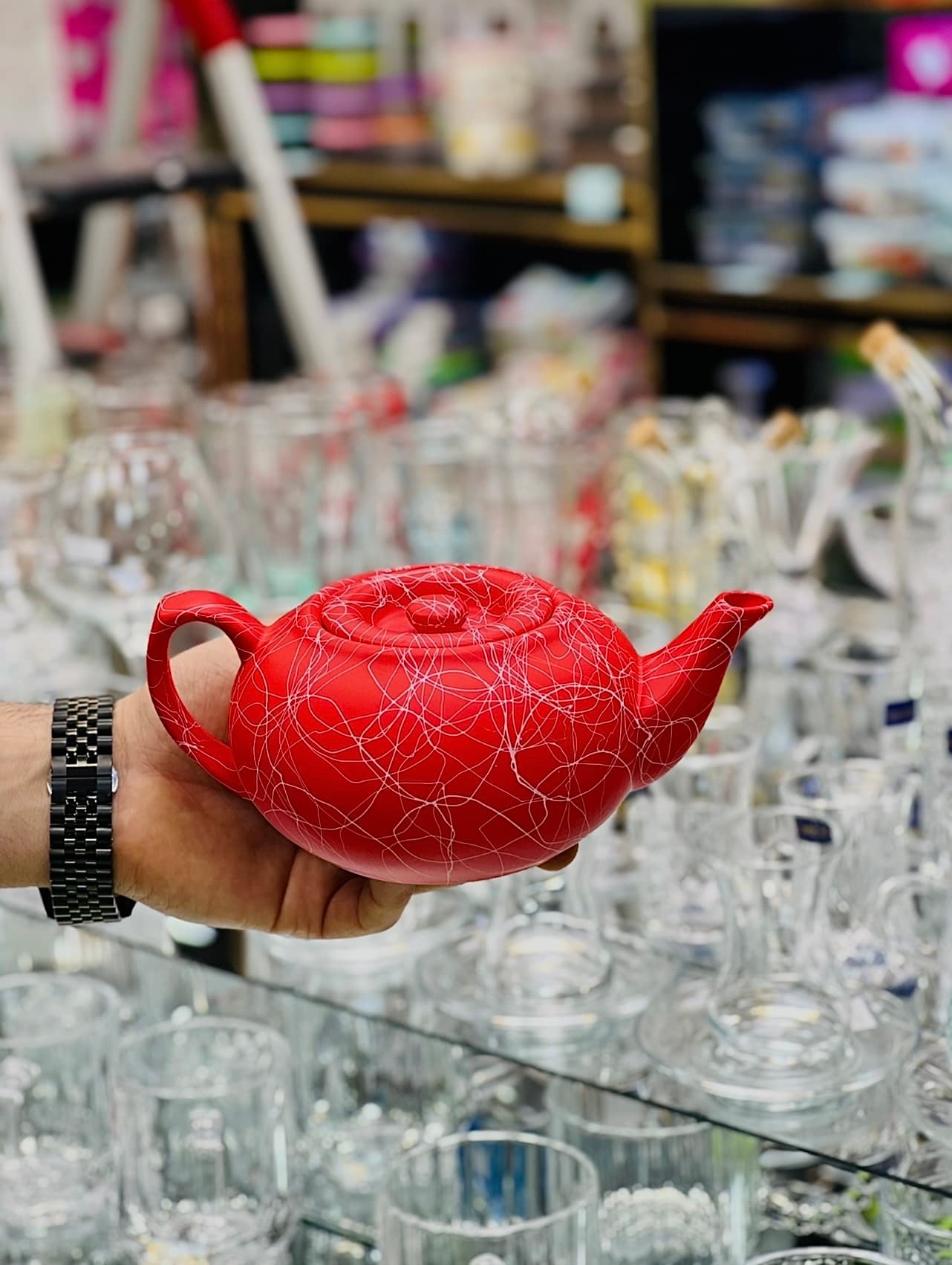 قوری طرح سنگی😍 — تصویر ۲