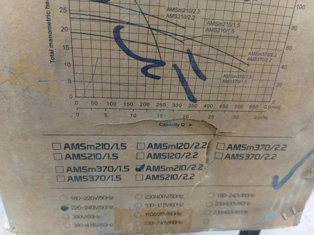 پمپ سانتریفیوژ استیل لئو LEO مدل AMSm210/2.2 تکفاز 3 اسب — تصویر ۸