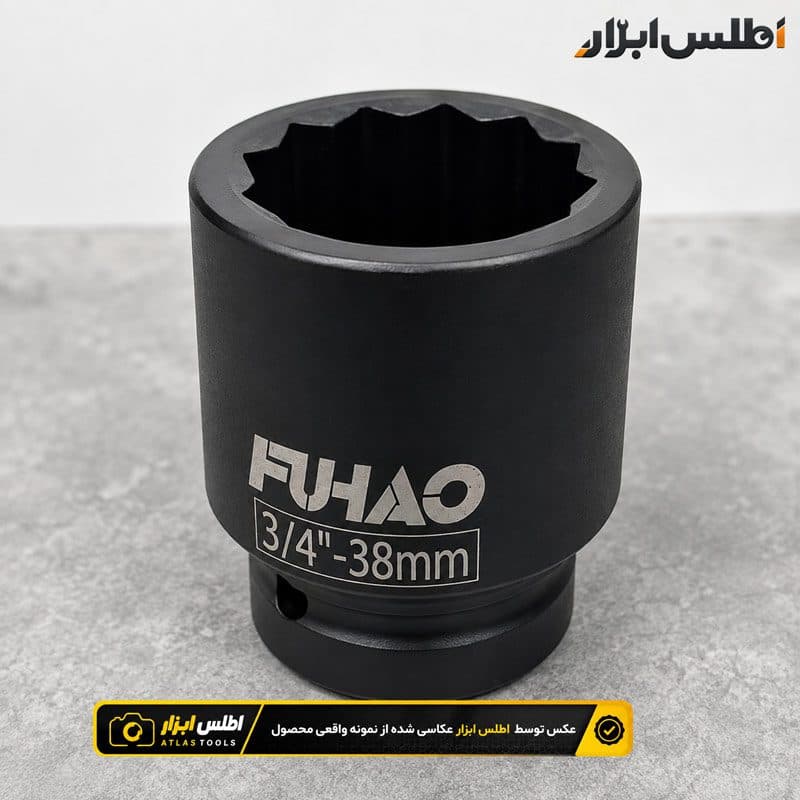 بکس 38 میلی‌متر 3/4 اینچ 12 پر FUHAO نیمه‌بلند — تصویر ۲