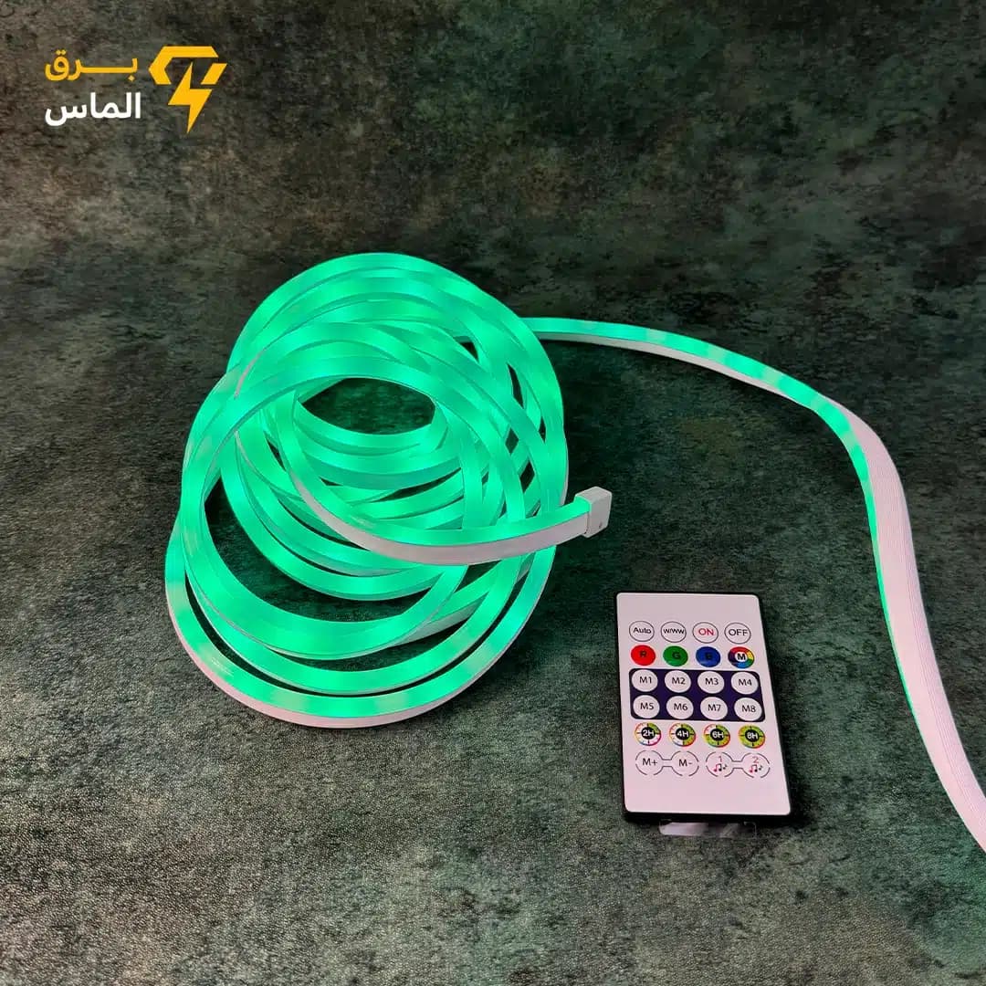 ریسه نئون فلکس هوشمند برند 5 متری RGB / ضمانت بازگشت وجه — تصویر ۷
