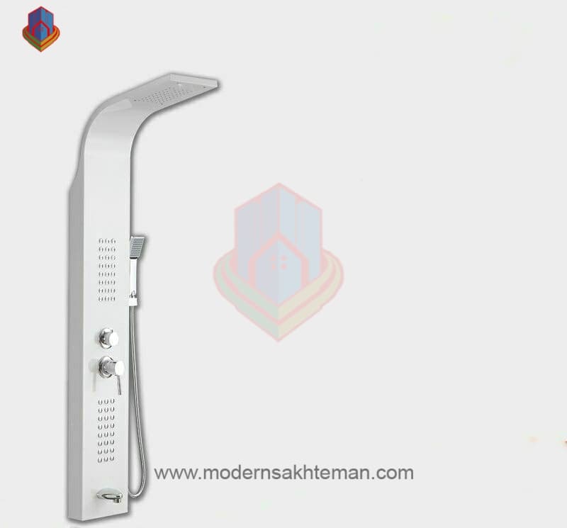 پنل دوش وارداتی لوکس سفید مدل 07_M