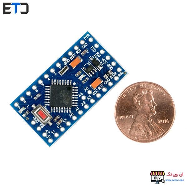آردوینو پرو مینی Arduino Pro Mini ولتاژ 5V — تصویر ۳