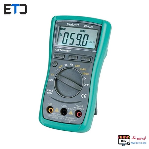 مولتی متر دیجیتال پروسکیت MT-1232 — تصویر ۳