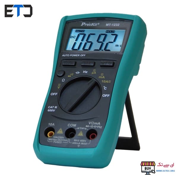 مولتی متر دیجیتال پروسکیت MT-1232 — تصویر ۲