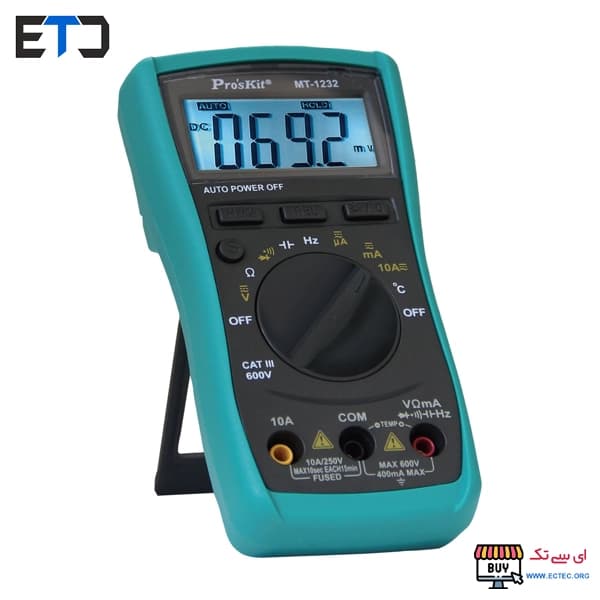 مولتی متر دیجیتال پروسکیت MT-1232 — تصویر ۶