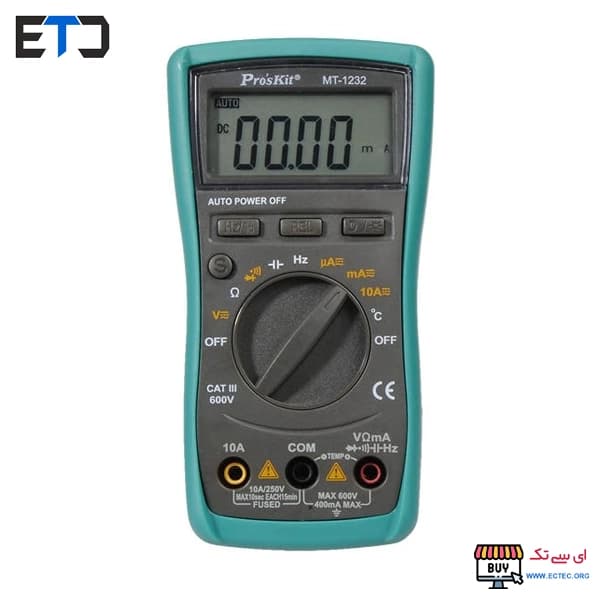 مولتی متر دیجیتال پروسکیت MT-1232