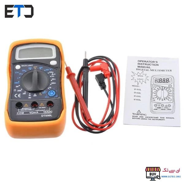 مولتی متر دیجیتال DT830L — تصویر ۶