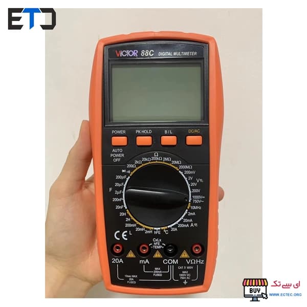 مولتی متر LCR متر ویکتور VICTOR VC88C — تصویر ۵
