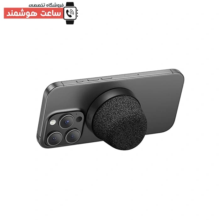 اسپیکر بلوتوثی کوچک قابل حمل جیبی شارژی مگنتی یوسمز USAMS YX016 توان 5 وات — تصویر ۵