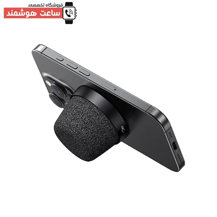 اسپیکر بلوتوثی کوچک قابل حمل جیبی شارژی مگنتی یوسمز USAMS YX016 توان 5 وات — تصویر ۴