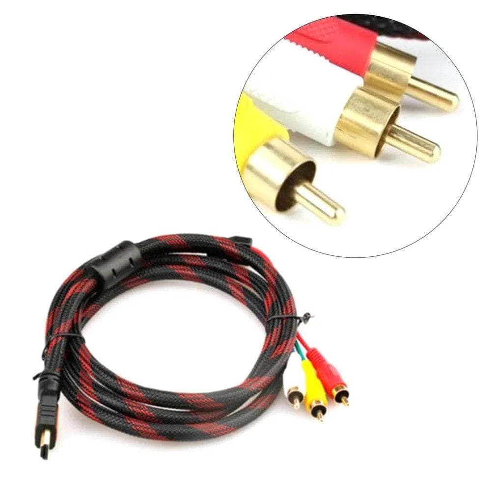 کابل تبدیل HDMI به AV سه فیش به طول 1.5 متر — تصویر ۶