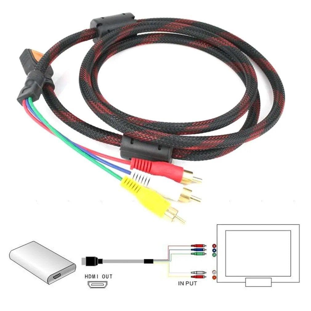 کابل تبدیل HDMI به AV سه فیش به طول 1.5 متر — تصویر ۷