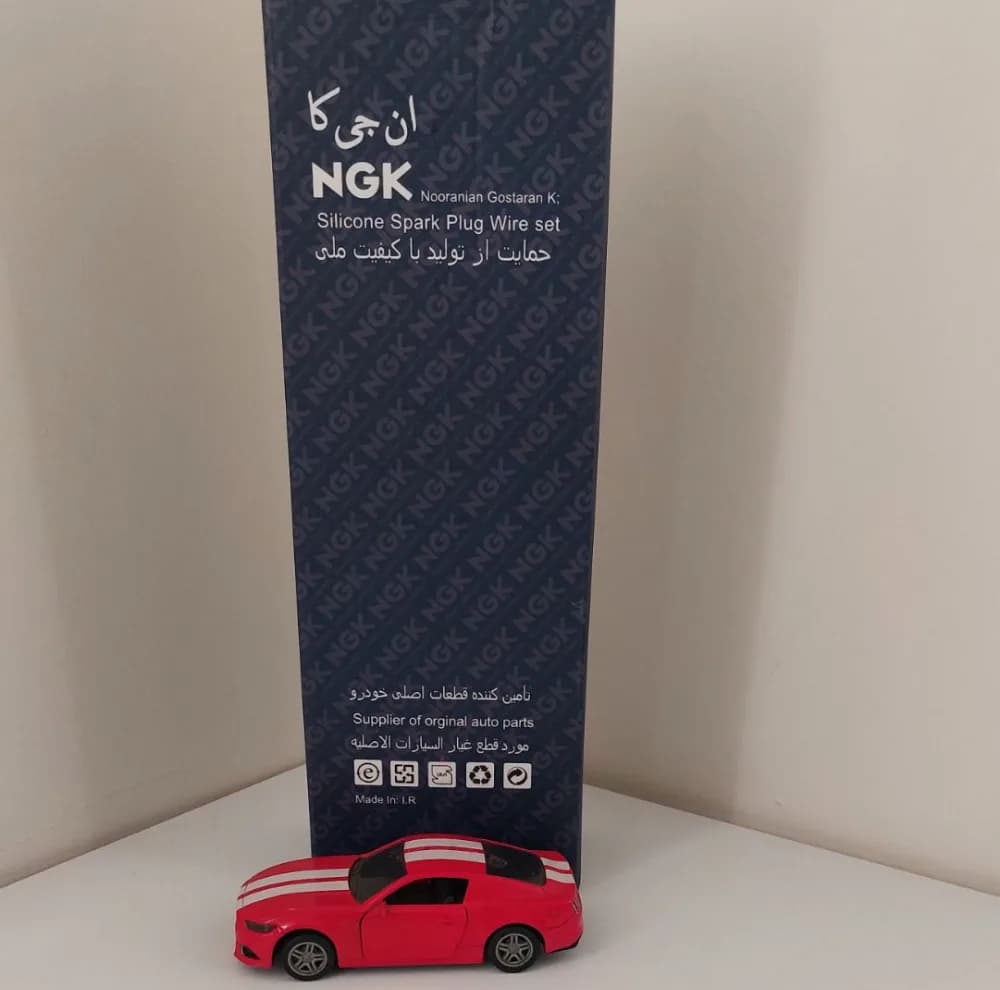 وایر شمع تقویتی ان جی کی مدل 05 مناسب برای پژو 405 بسته 4 عددی — تصویر ۴