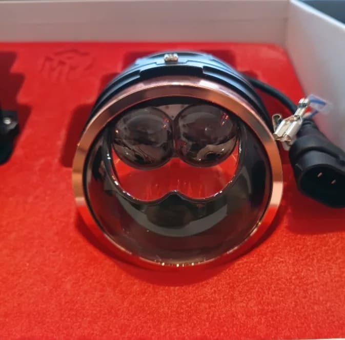 لنز پرژکتور سه رنگ ام زد ام مدل L200 pro پایه دو کنتاکت بسته ۲ عددی — تصویر ۶