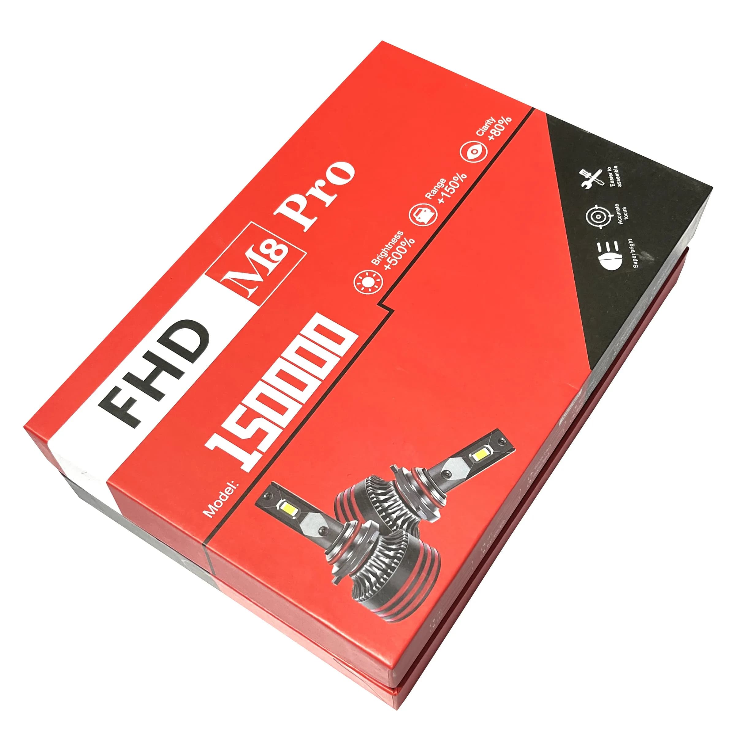 لامپ هدلایت خودرو کانپکس اف اچ دی مدل M8 PRO 15000 پایه 9005 بسته دو عددی — تصویر ۲