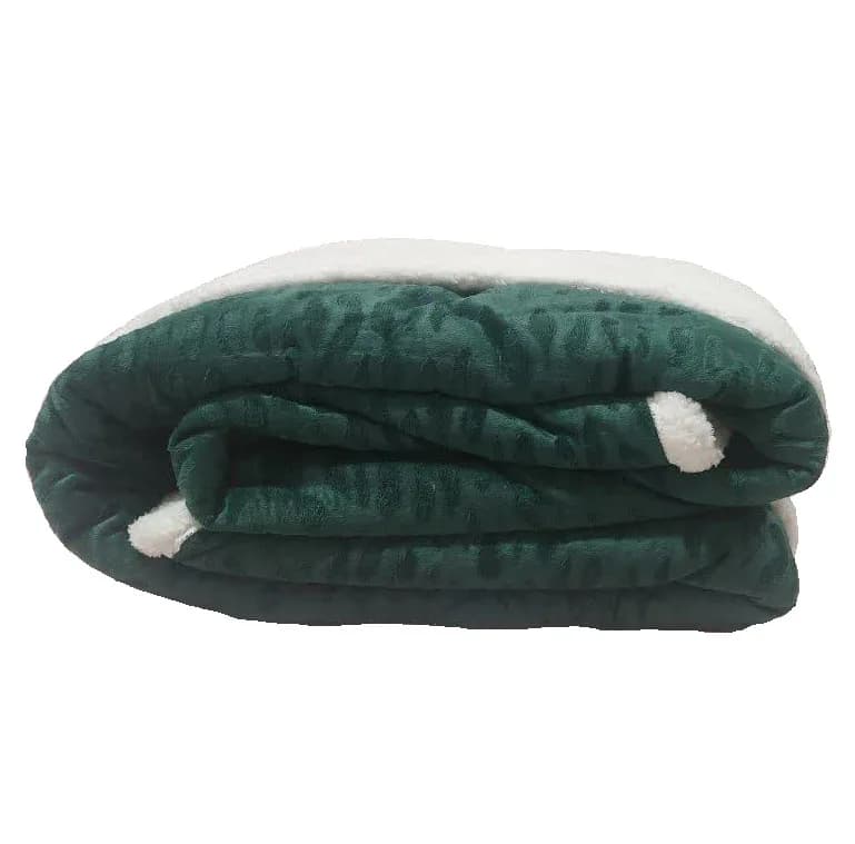 پتو فایپکو دو نفره مدل گوسفندی سایز 215*185 سانتی متر — تصویر ۳