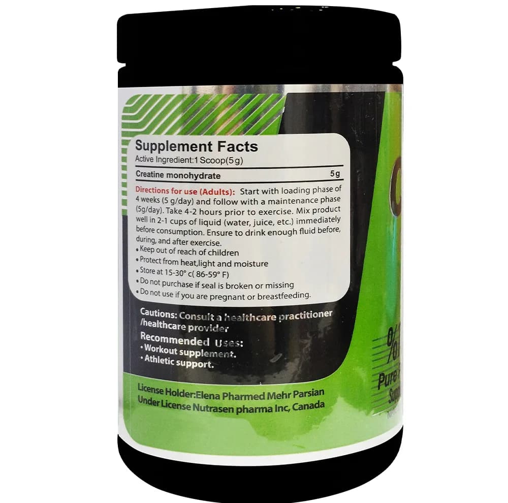 پودر کراتین مونوهیدرات نوتراسن فارما – 300 گرم — تصویر ۲