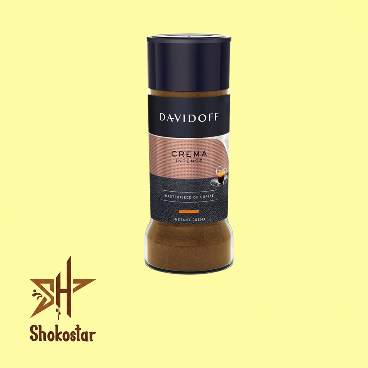قهوه فوری دیویدوف کرما اینتنس 90 گرمی (DAVIDOFF Crema Intense)