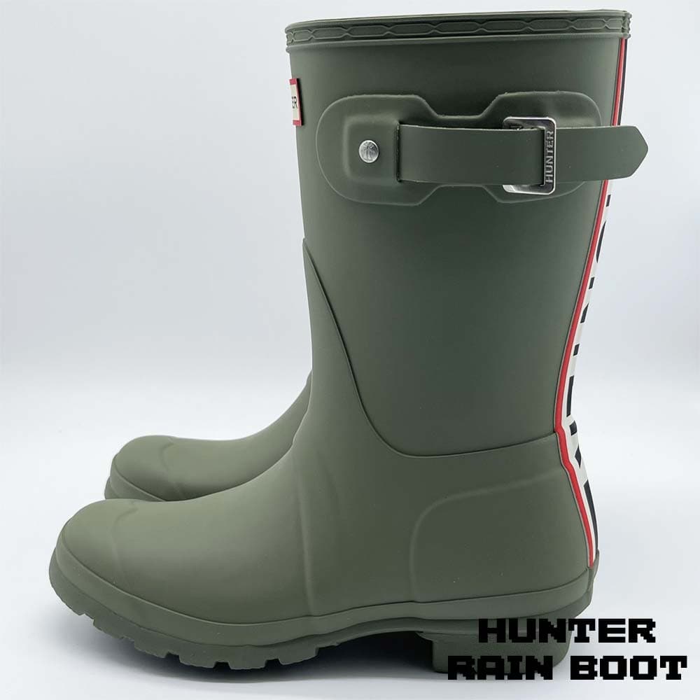 بوت هانتر زنانه ساق کوتاه سبز Hunter Original Rain Women’s Short Boots Green — تصویر ۲