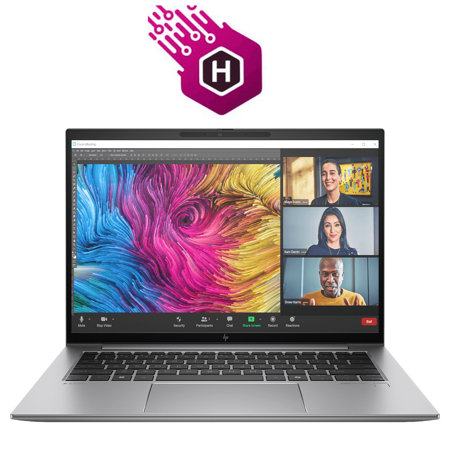لپ تاپ “14.1 Touch اچ پی HP Zbook 8G1i 14 | NPU | Ultra 7-255U | 16GB D5 | 512GB SSD | 4G RTX500 ada