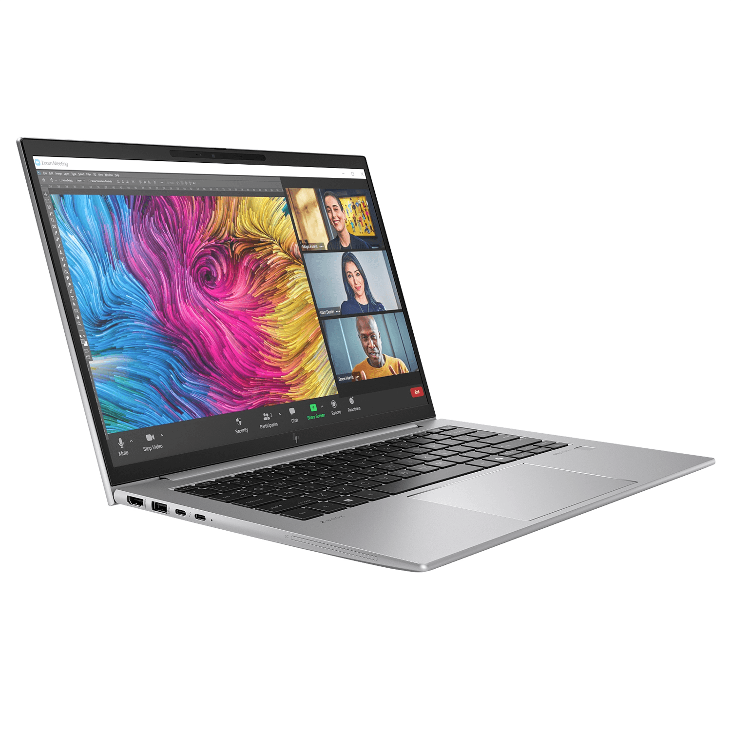 لپ تاپ “14.1 Touch اچ پی HP Zbook 8G1i 14 | NPU | Ultra 7-255U | 16GB D5 | 512GB SSD | 4G RTX500 ada — تصویر ۲