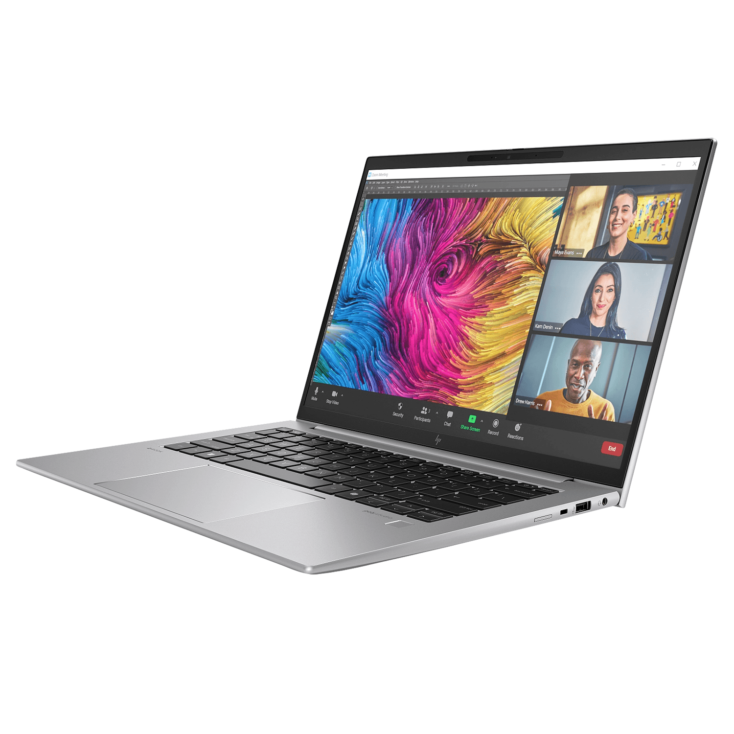 لپ تاپ “14.1 Touch اچ پی HP Zbook 8G1i 14 | NPU | Ultra 7-255U | 16GB D5 | 512GB SSD | 4G RTX500 ada — تصویر ۳