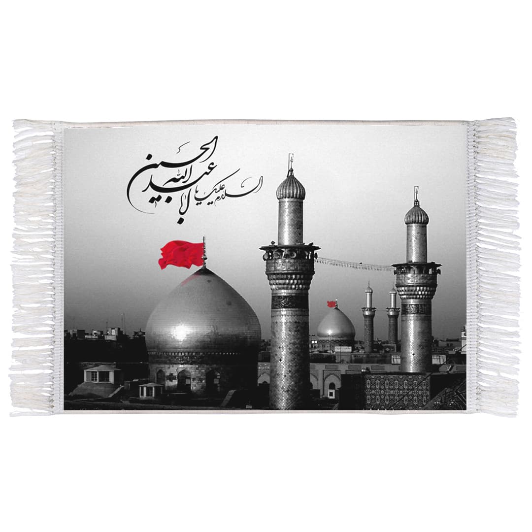 فرش ماشینی با طرح مذهبی حرم امام حسین کد F21